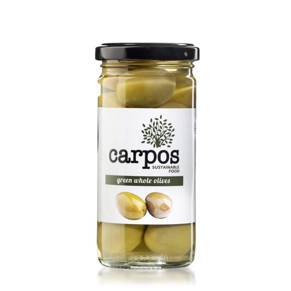 Green Whole Olives 250g - Halkidiki Variety